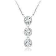 4.69 Ct Gold necklace for men with solid pendant design.