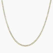 9.67 Ct Various different kinds of gold chains in assorted link styles.