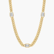 3.60 Ct Various different kinds of gold chains in assorted link styles.