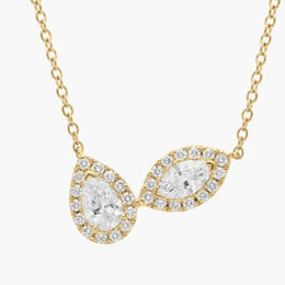 2.61 Ct Gold coin necklace with engraved vintage coin pendant.