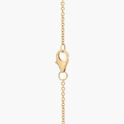 2.94 Ct Gold necklace for men with solid pendant design.
