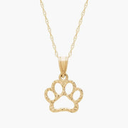 Real diamond necklace with natural diamonds in gold setting.