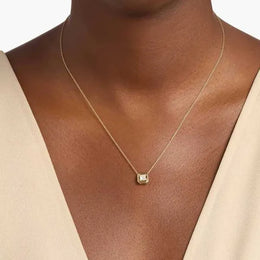 1.64 Ct Pandora initial necklace with alphabet charm pendant.