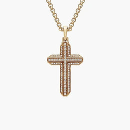 1.84 Ct Gold filled necklace with shiny finish and sturdy chain.