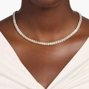 30.00 Ct Flat gold necklace with smooth polished links.