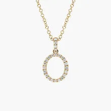 1.98 Ct Dainty gold cross necklace with small cross pendant.