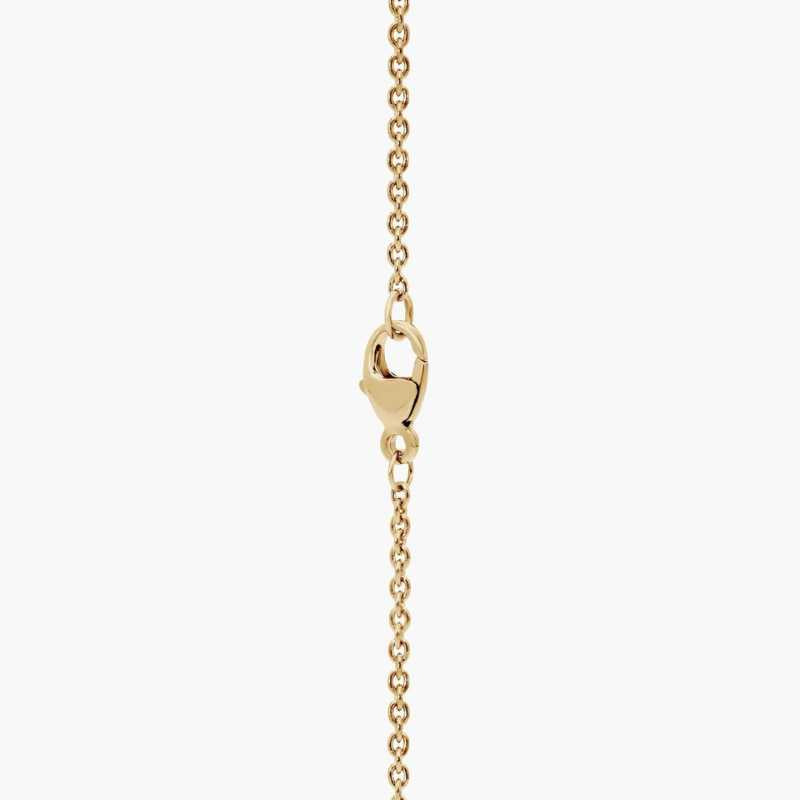 Personalized Moissanite Initial Necklace