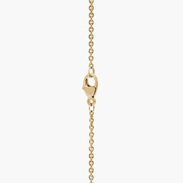 Personalized Moissanite Initial Necklace