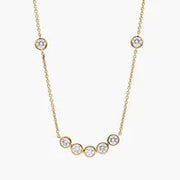 2.23 Ct Real gold necklace for men with solid gold chain.