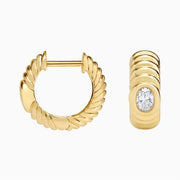 1.84 Ct Round Cut Gold Plated Diamond Earrings For Unique Jewerlly . 