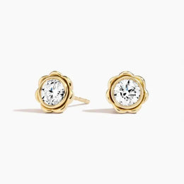 1.00 Ct Round Cut Gold Plated Diamond For Women Unique Collections 