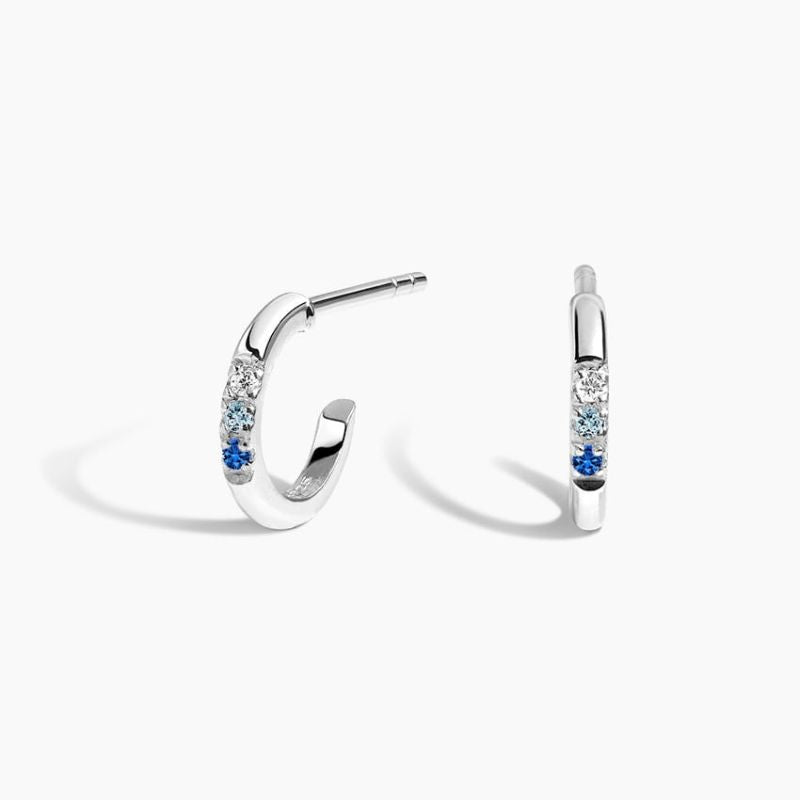 Multi Round Simulated Diamond Stud Earrings
