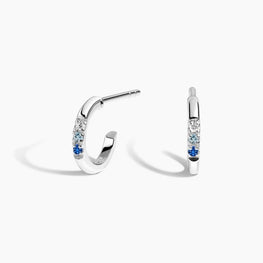 Multi Round Simulated Diamond Stud Earrings