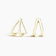 Zuri Stud Earrings in 14K Yellow Gold Plated