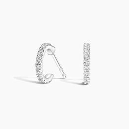 1.38 Ct Round Cut White gold Diamond Earrings for Collections 