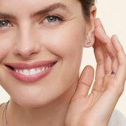 Juniper Moissanite Diamond Earrings in 925 Silver