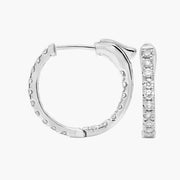 1.55 Ct Round White Gold Plated Diamond Earrings For Earrings 