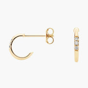0.34 Ct Gold Plated Diamond Earringe Anitque Earrings Diamond 