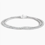 3.99 Ct Diamond bracelet for women in White  gold with round cut diamonds.
