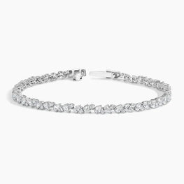 Olivetta Lab Diamond Tennis Bracelet in Silver