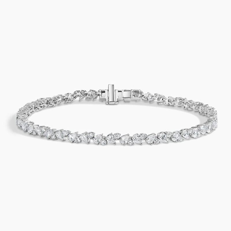 Olivetta Lab Diamond Tennis Bracelet in Silver