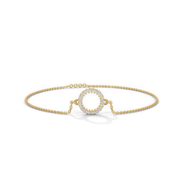 Moissanite Diamond Circle Bracelet