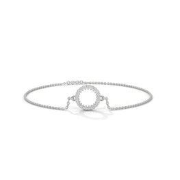 Moissanite Diamond Circle Bracelet