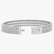 14.00 Ct Bracelet diamond bracelet with brilliant cut diamonds and elegant clasp
