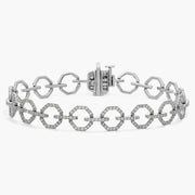3.00Ct Lab grown diamond tennis bracelet with sustainable and ethical diamonds.