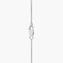 Moissanite Diamond Fringe Chain Bracelet In 14K White Gold Plated