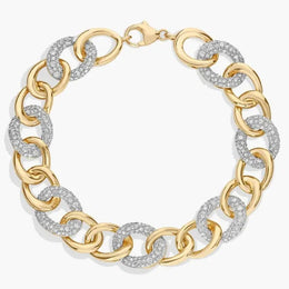 3.68 Ct Bracelet diamond bracelet with brilliant cut diamonds and elegant clasp.