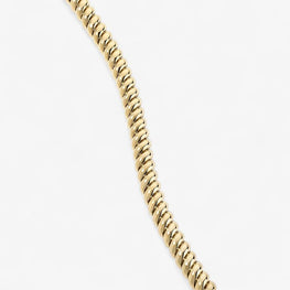 Timeless Madison Domed Twisted Rope Bracelet in 14k Yellow Gold Plated