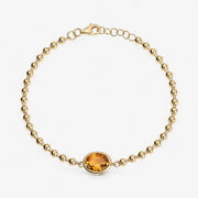 1.98 Ct Radiant Center Oval Diamond Minimalist Bracelet