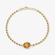 1.98 Ct Radiant Center Oval Diamond Minimalist Bracelet