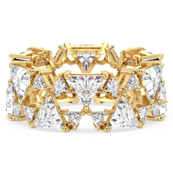 Stackable Moissanite Rich Look Modern Ring