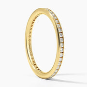 Tabitha Channel Set Eternity Lab Grown Diamond Ring (0.44 ct. tw.) in 14K Yellow Gold Ring