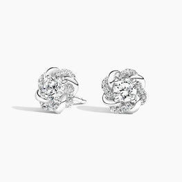 Oceana Moissanite Diamond Stud Earrings