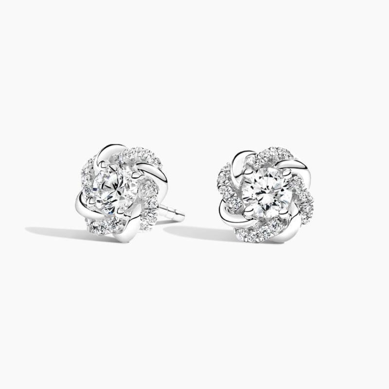 Oceana Moissanite Diamond Stud Earrings