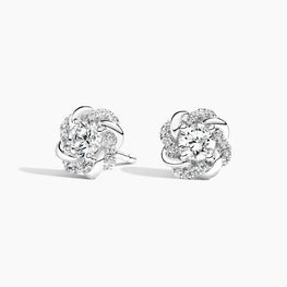 Oceana Moissanite Diamond Stud Earrings