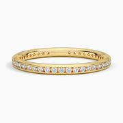 Tabitha Channel Set Eternity Lab Grown Diamond Ring (0.44 ct. tw.) in 14K Yellow Gold Ring