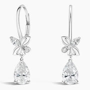 3.24 Ct Unique Cut Diamond Earrings For Women Custom jewerly 
