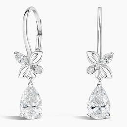 3.24 Ct Unique Cut Diamond Earrings For Women Custom jewerly 