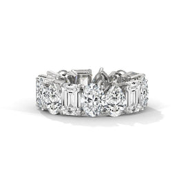 Eternity Moissanite Wedding Band Ring