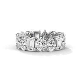 Eternity Moissanite Wedding Band Ring