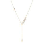 1.88 Ct Gold filled necklace with shiny finish and sturdy chain.