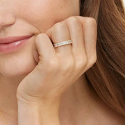 2.06 Ct Emerald Gold Diamond Ring For Women Special Wedding Ring 