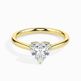 2ct Heart Moissanite Diamond Solitaire Ring For Your Love