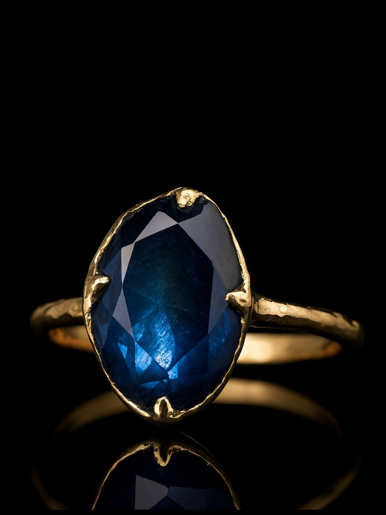 Elegant Gemstone Wedding Ring