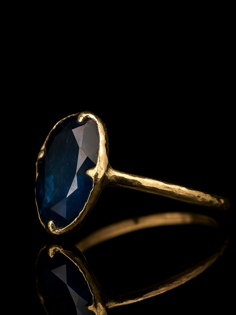 Elegant Gemstone Wedding Ring