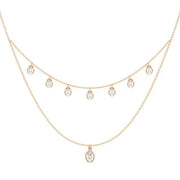 2.91 Ct gold cross necklace with polished finish.